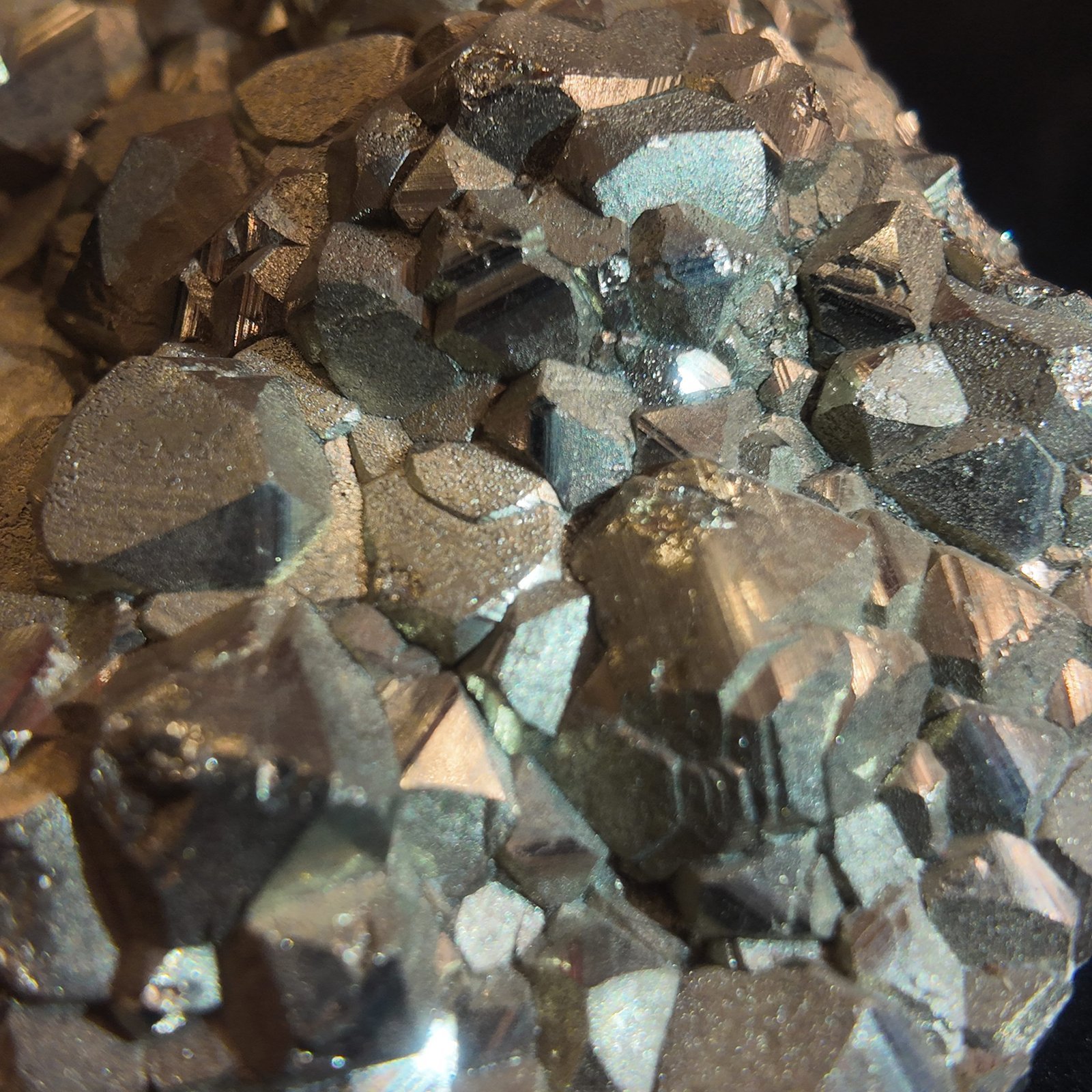 Natural Peruvian Pyrite Cluster – High Energy Iron Pyrite Rock