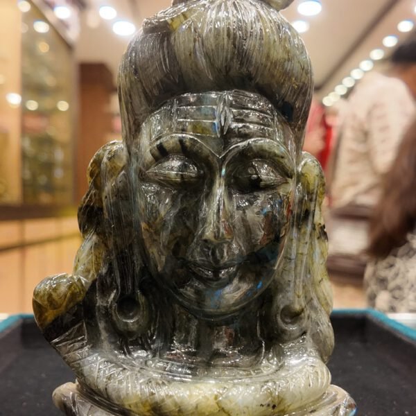 Lord Shiva Gemstone Statue