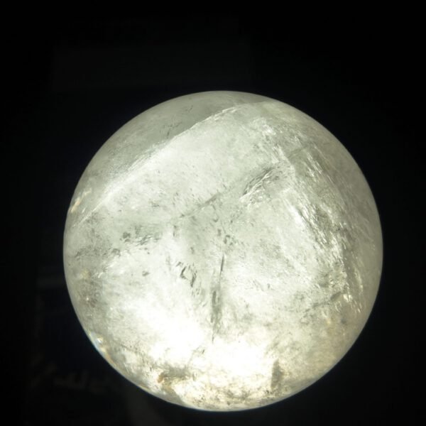 White Jade Crystal Sphere